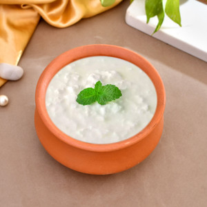 onlinch organic clay dahi handi  clay handi  mitti handi  curd pot medium size handi 1 l with lid earthenware