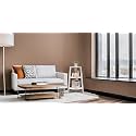Engineered Wood 3-Tier Side Corner Table Matte Finish for Corner Space Living Room, Bedroom, Office, Library &amp; Bolcony (White)
