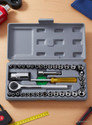 ONLINE HUSTLE 40 in 1 Screw Driver Set PCS Automobile Motorcycle Tool Box Set Socket Wrench Sleeve Suit Hardware Auto Car Repair Tools Socket Wrenches Screw Driver Set Hand Tool Kit (40 Tools) Socket Set