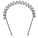 Online UNISEX WAVY HAIR RING Hair Band (Black)