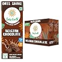Only Earth Oats Shake | Belgian Chocolate | Vegan | Plant-based | Lactose-free | No Added Preservatives, Colours | Cholesterol-free | Guilt-free | With Calcium, Vitamin D, B1, B2 and B12 165 ML (6 Packs)