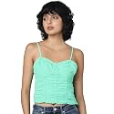 ONLY Fitted Rouche Detail Crop Top