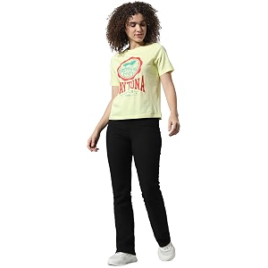ONLY Womens Cotton Regular Fit T-Shirt