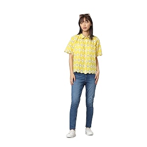 ONLY Womens High Rise Skinny Jeans