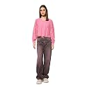 ONLY Women39s Lace Self-Design V-Neck Top