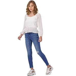 ONLY Womens Polyester Regular Fit Top