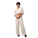 ONLY Women's Polyester Solid Regular Fit T-Shirt