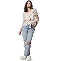 ONLY Floral Printed Puff Sleeves Peter Pan