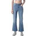 ONLY Women39s Solid Flared High Rise Black