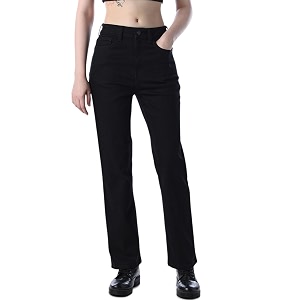 ONLY Womens Solid Slim Fit High Rise