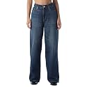 ONLY Women39s Solid Wide Leg Jeans