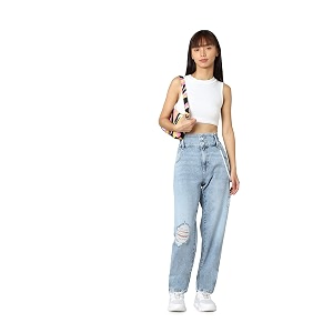 ONLY Women High Rise Regular Fit Jeans