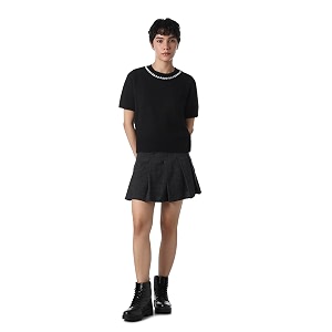 ONLY Women Ribbed Embellished Pullover
