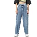 ONLY Women Straight Fit High-Rise Clean Look
