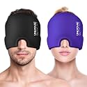 ONLYCARE 2 Pack Migraine Relief Cap, Headache Relief Cap with Odorless Gel