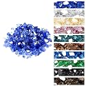 Onlyfire 10 lbs Fire Glass Rocks 1/2 Inch for Propane Fire Pit/Fireplace