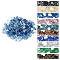 Onlyfire 10 lbs Fire Glass Rocks 1/2 Inch for Propane Fire Pit/Fireplace