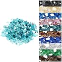 Onlyfire 10 lbs Fire Glass Rocks 1/2 Inch for Propane Fire Pit/Fireplace