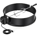onlyfire Rotisserie Ring Kit for Weber 22-1/2 Inch Charcoal Kettle Grills