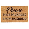 Onlymat 34Please Hide Packages Funny Doormat Anti-Slip