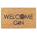 Onlymat 34Welcome Gin Printed Doormat Anti-Slip Coir