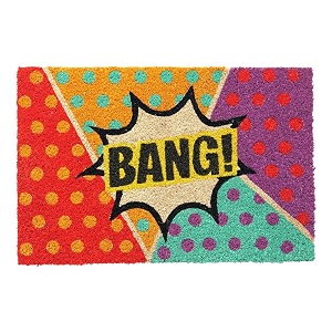 Onlymat Bang Pop Art Fun Design Printed