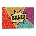 Onlymat Bang Pop Art Fun Design Printed