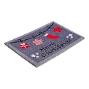 Onlymat Christmas Coir Doormat with Non-Slip PVC
