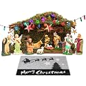 Onlymat Christmas Coir Doormat With Non-Slip PVC