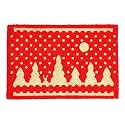 Onlymat Christmas Coir Doormat with Non-Slip PVC