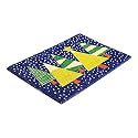 Onlymat Christmas Tree Printed Modern Doormat Multicolor