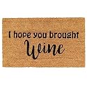 Onlymat Funny Printed Anti-Slip Doormat Black and
