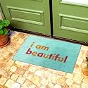 Onlymat I am Beautiful Printed Anti-Slip Doormat