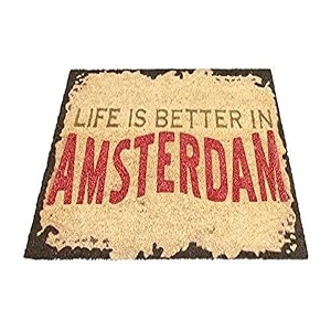 Onlymat Life Quote Printed Anti-Slip Doormat Multocolor