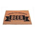 Onlymat Natural Coir Material Funny Printed Anti-Slip