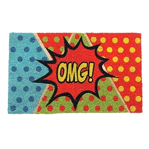 Onlymat OMG Pop Art Fun Design Printed