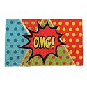 Onlymat OMG Pop Art Fun Design Printed