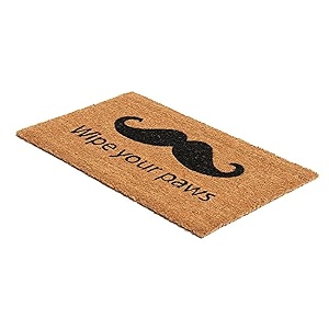 Onlymat Wipe Your Paws Printed Anti-Slip Doormat
