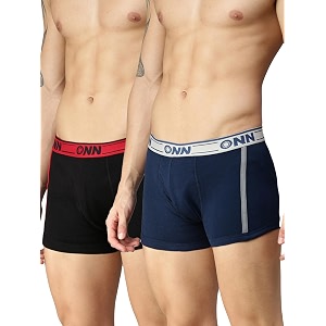 ONN Mens Cotton Boxers Pack of 2