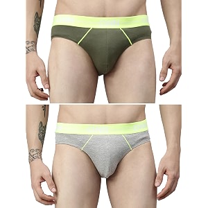 ONN Mens Cotton Brief Pack of 2