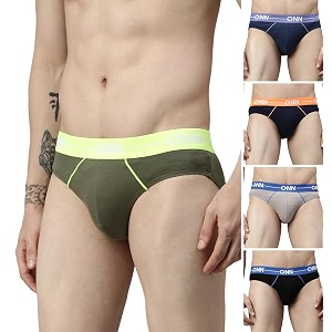 ONN Mens Cotton Brief Pack of 5