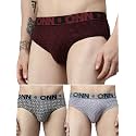 ONN Men39s Super Combed Cotton Printed Briefs