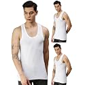 ONN Mens Cotton Vest Sleeveless Round