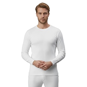 onn by lux cozi mens thermal top base layer shirtwarm undershirt for winter cold weather hiking outdoor sportslightweight stretchy moisture wicking