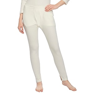 onn women39s cotton solid thermal trouserlower