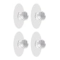 Diamond Crystal Shaped Strong Sticker Sticky Heavy Duty Wall Hooks for Hanging Home/Kitchen Bathroom Key Frame Holders Hanging Hook, Transparent (Daimond Hook, 10)