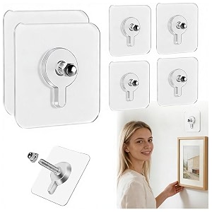 wall hanging hooks for wall without drilling self adhesive hooks for wall heavy duty strong nail free kitchen accessories items stainless steel screw hook 50