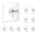 Wall Hanging Hooks for Wall Without Drilling, Self Adhesive Hook for Walls Heavy Duty Strong Nail Free, Kitchen Accessories Items Stainless Steel (Photo Frame Hooks, 10)