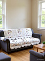 onterio fabs Cotton 311 Seater Sofa Floral