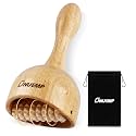 ONUEMP Wooden Lymphatic Drainage Body Sculpt Cup with Guasha Fascia Roller